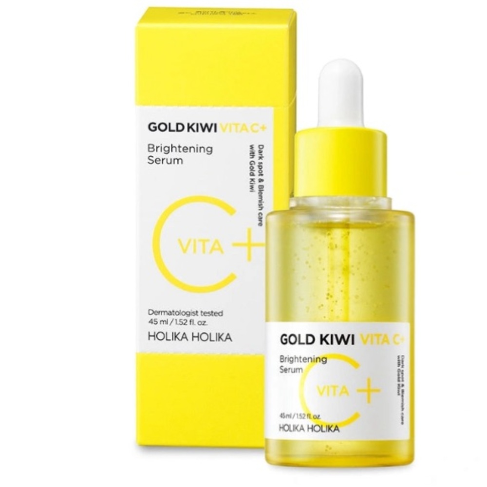 Holika Holika
Gold Kiwi Vita C+ Brightening Serum
1.52 fl. oz. / 45ml